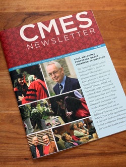CMES Newsletter cover