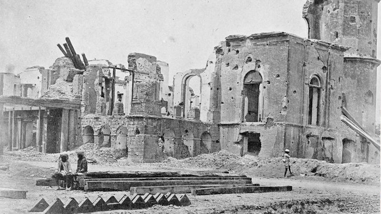 aftermath of the Siege of Lucknow, India