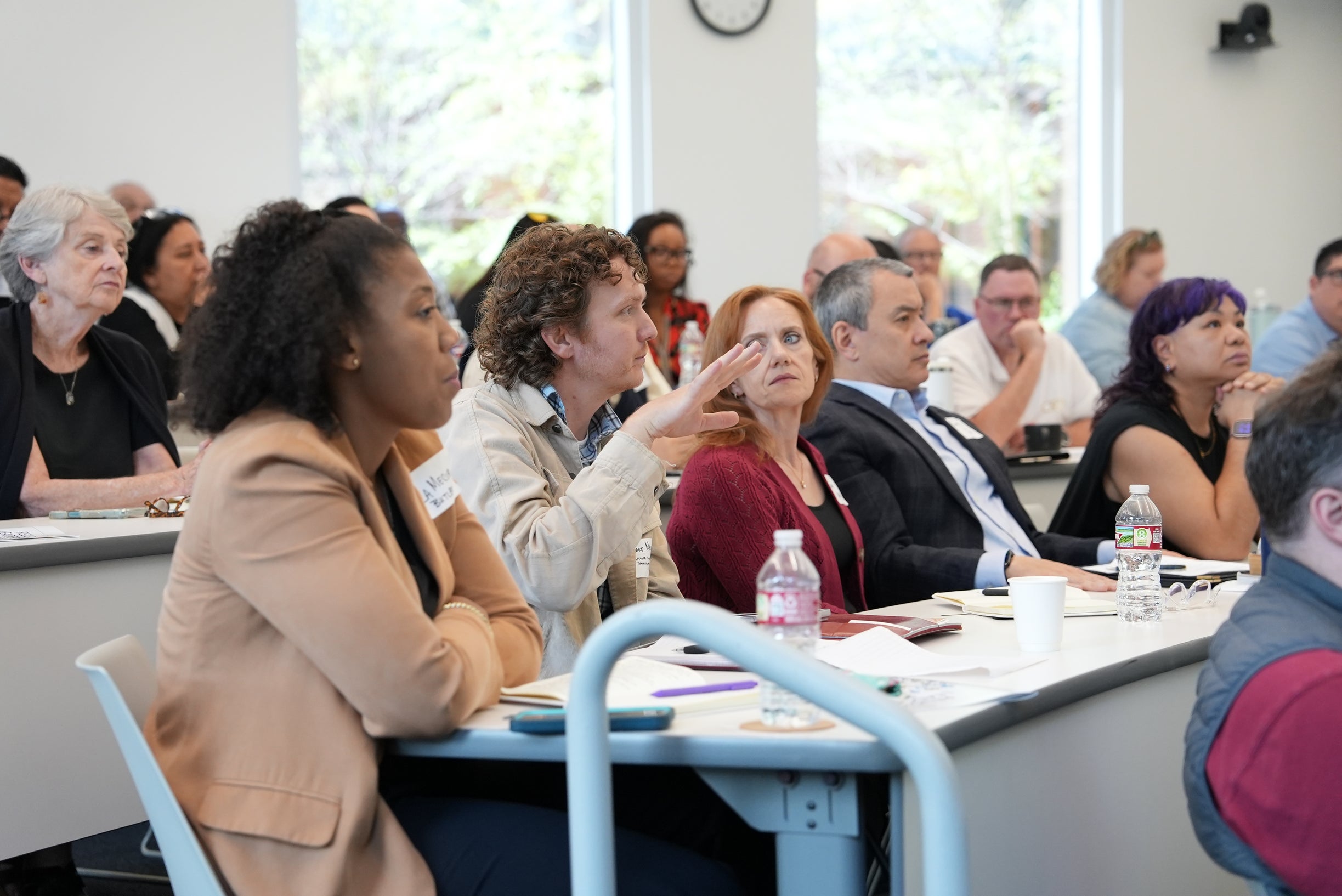 audience member asking a question at the 2026 Religious Literacy Series