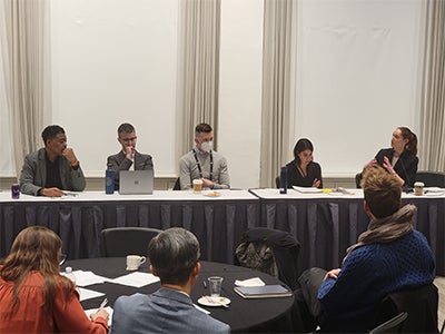 Terrence L Johnson, Isaac Weiner, Brett Krutzsch, Elizabeth Reiner Platt and Justine Esta Ellis