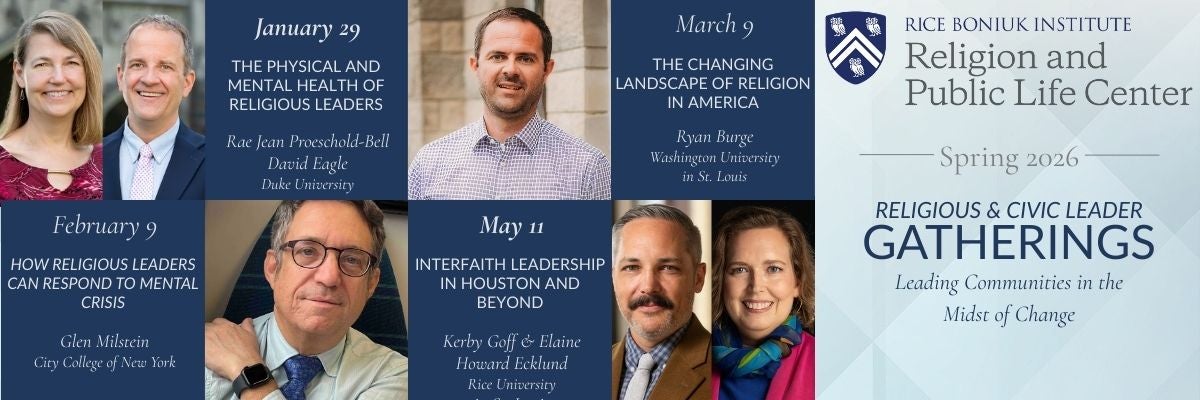 Religious and Civic Leader Gathering Fall Lineup