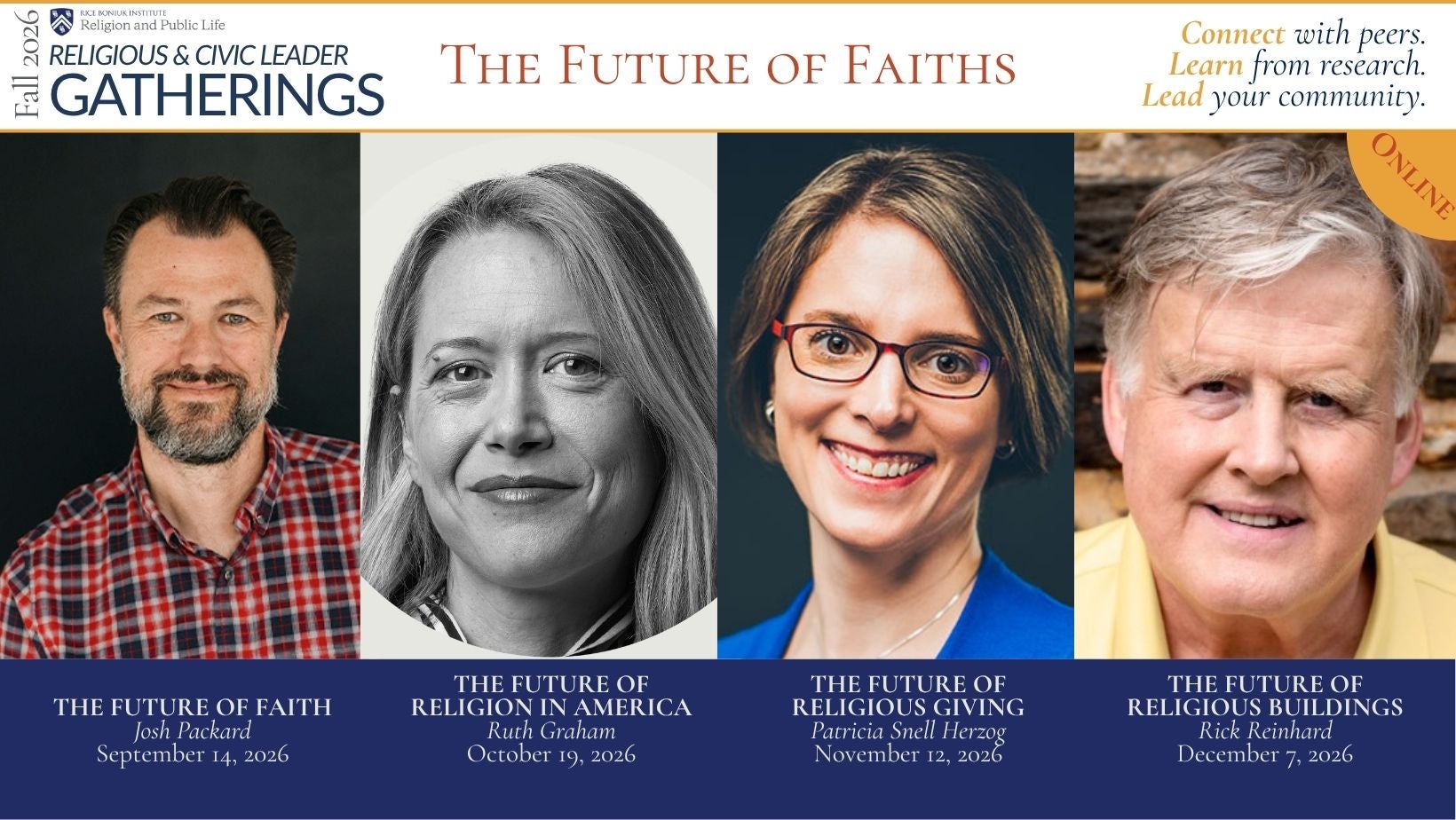 Religious and Civic Leader Gathering Fall Lineup
