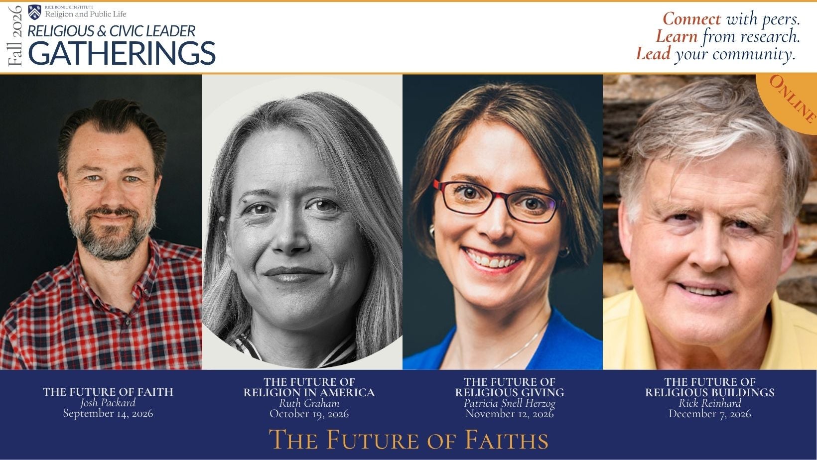 Religious and Civic Leader Gathering Fall Lineup