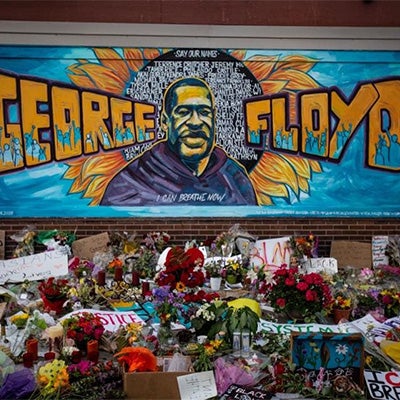 George Floyd mural