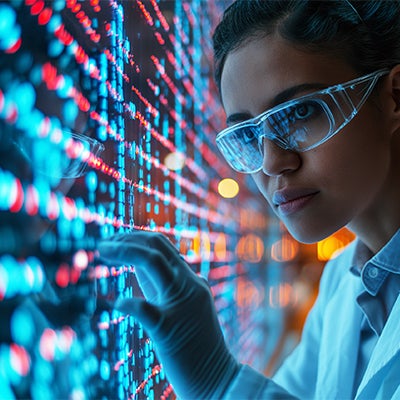 female scientist