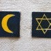 Islamic crescent Jewish star